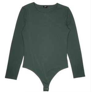 Express Sage Green Comfortable Bodysuit